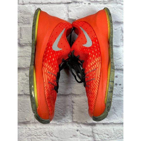Nike Zoom KD Orange Silver Basketball Shoes US 7Y 768867-808 - Picture 2 of 12